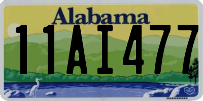 AL license plate 11AI477