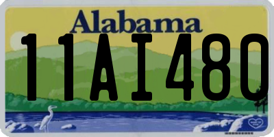 AL license plate 11AI480