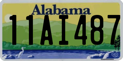 AL license plate 11AI487