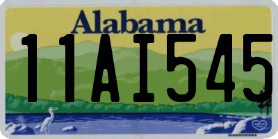 AL license plate 11AI545