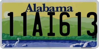 AL license plate 11AI613
