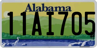 AL license plate 11AI705