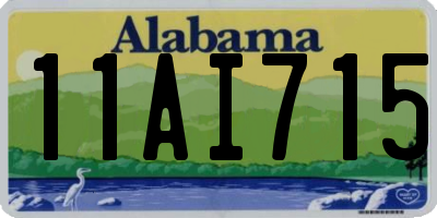 AL license plate 11AI715