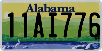 AL license plate 11AI776