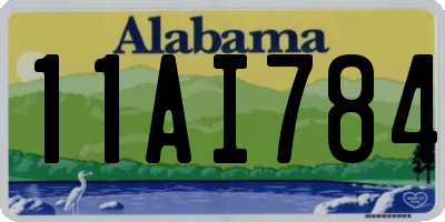 AL license plate 11AI784