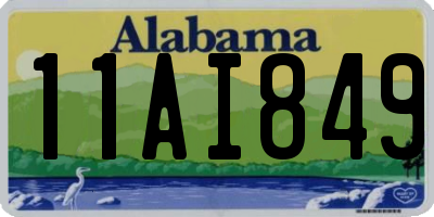AL license plate 11AI849