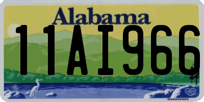 AL license plate 11AI966