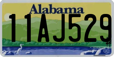 AL license plate 11AJ529
