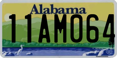 AL license plate 11AM064