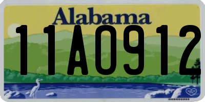 AL license plate 11AO912