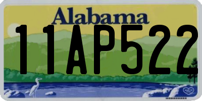 AL license plate 11AP522