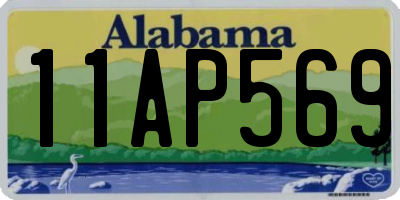 AL license plate 11AP569