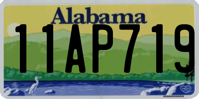 AL license plate 11AP719
