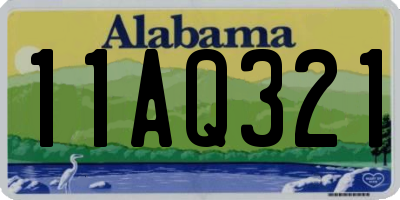 AL license plate 11AQ321