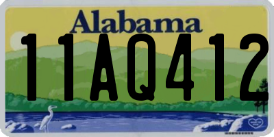 AL license plate 11AQ412
