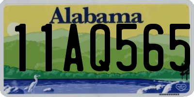 AL license plate 11AQ565