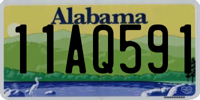 AL license plate 11AQ591