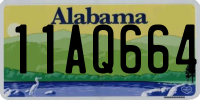 AL license plate 11AQ664