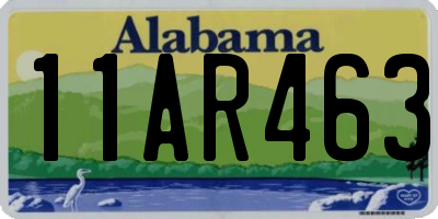 AL license plate 11AR463