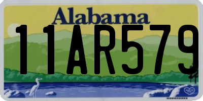 AL license plate 11AR579