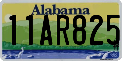 AL license plate 11AR825
