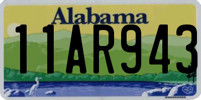 AL license plate 11AR943