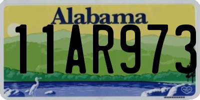 AL license plate 11AR973