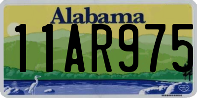 AL license plate 11AR975