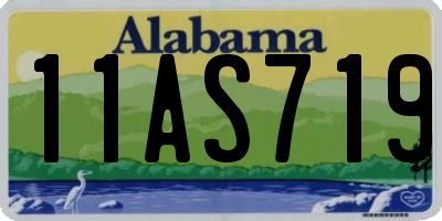 AL license plate 11AS719