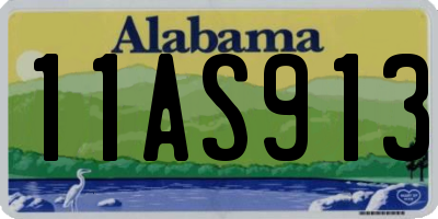 AL license plate 11AS913