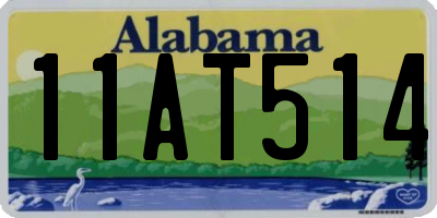 AL license plate 11AT514