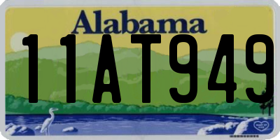 AL license plate 11AT949