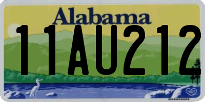 AL license plate 11AU212