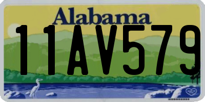 AL license plate 11AV579