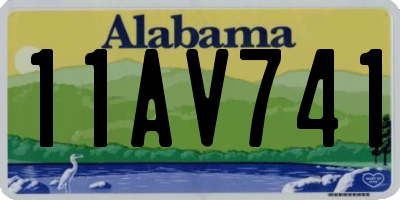 AL license plate 11AV741