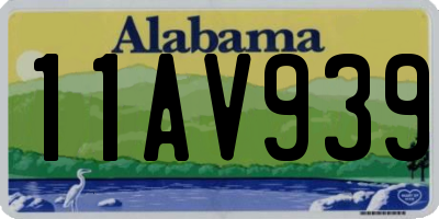 AL license plate 11AV939