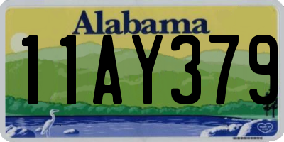 AL license plate 11AY379