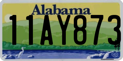 AL license plate 11AY873