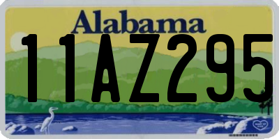 AL license plate 11AZ295