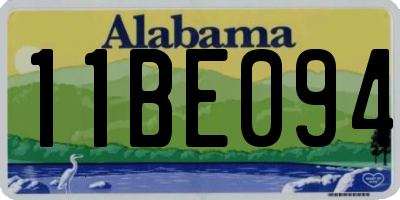 AL license plate 11BE094