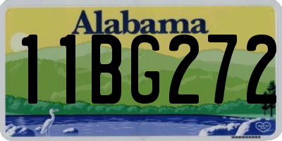AL license plate 11BG272