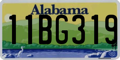 AL license plate 11BG319