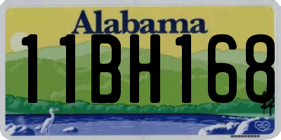 AL license plate 11BH168