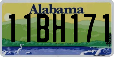 AL license plate 11BH171
