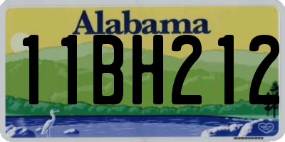 AL license plate 11BH212