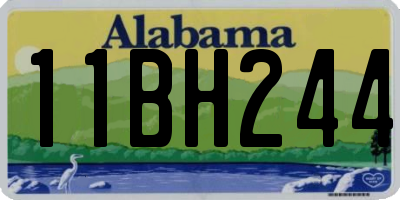AL license plate 11BH244