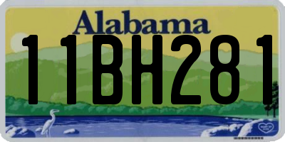 AL license plate 11BH281