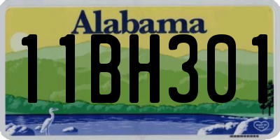 AL license plate 11BH301