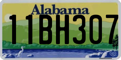 AL license plate 11BH307