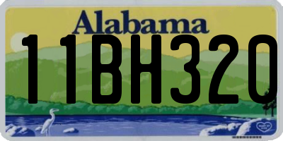 AL license plate 11BH320